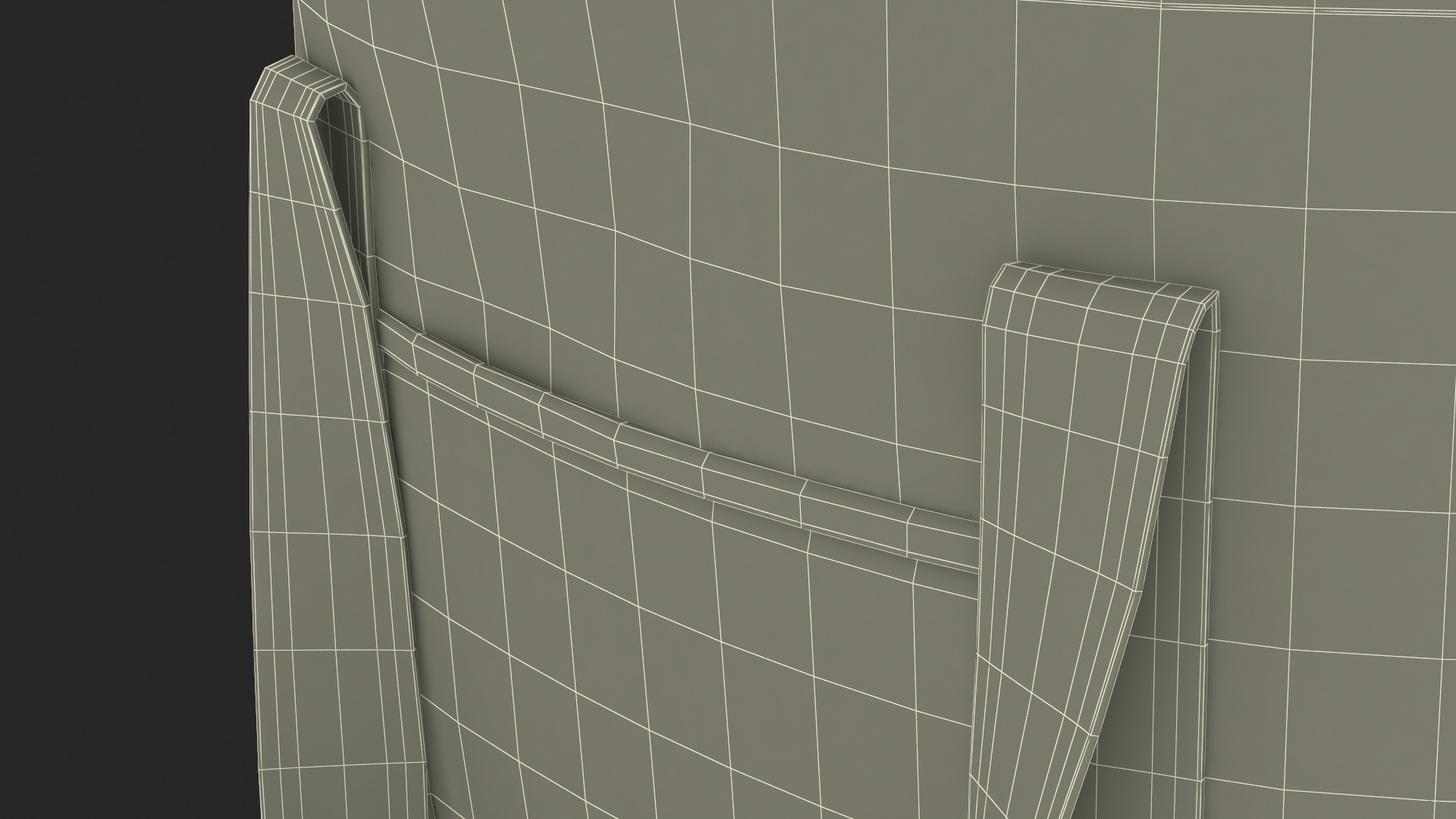 Eco Tote Bag Blue 3D