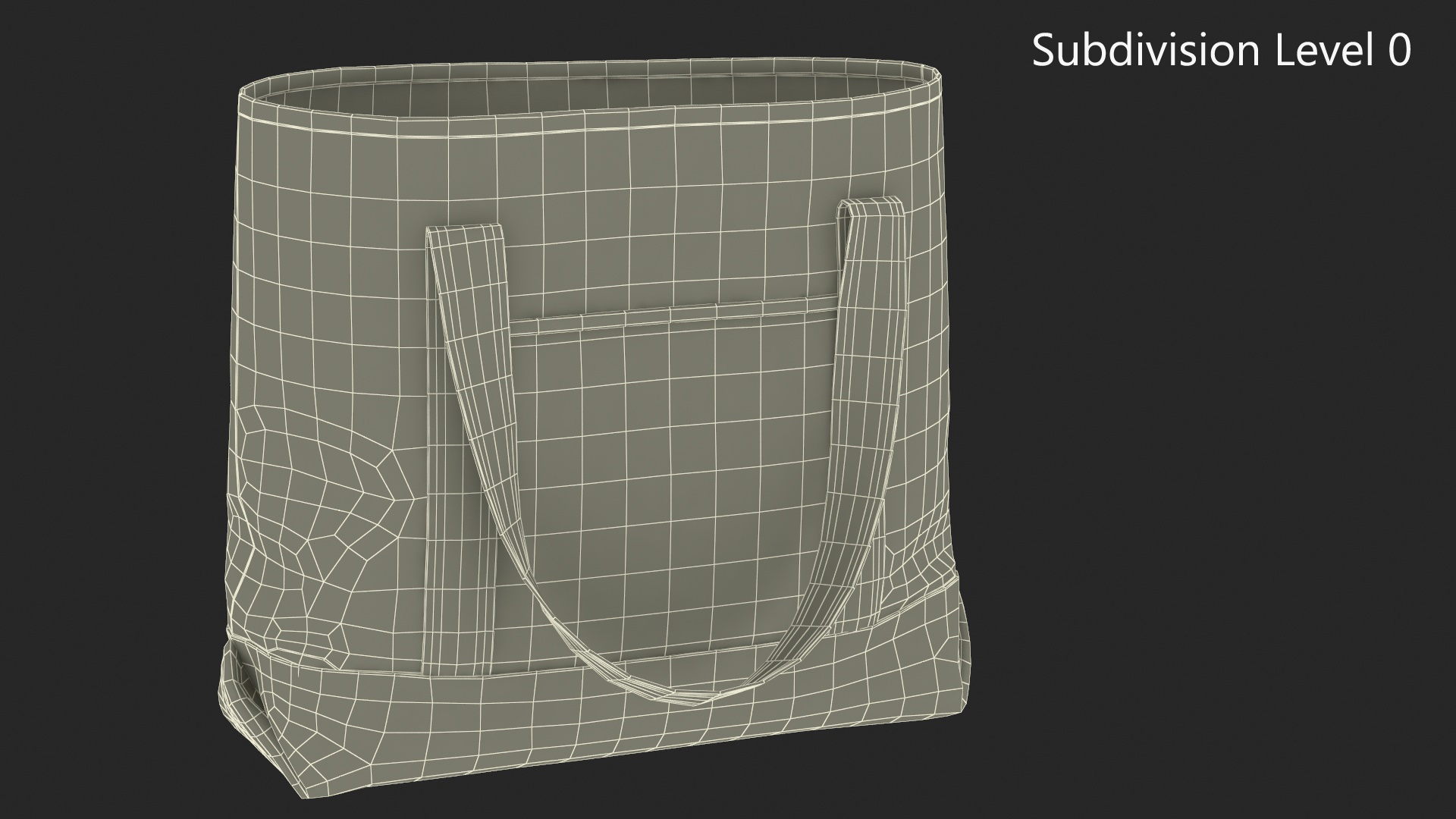 Eco Tote Bag Blue 3D