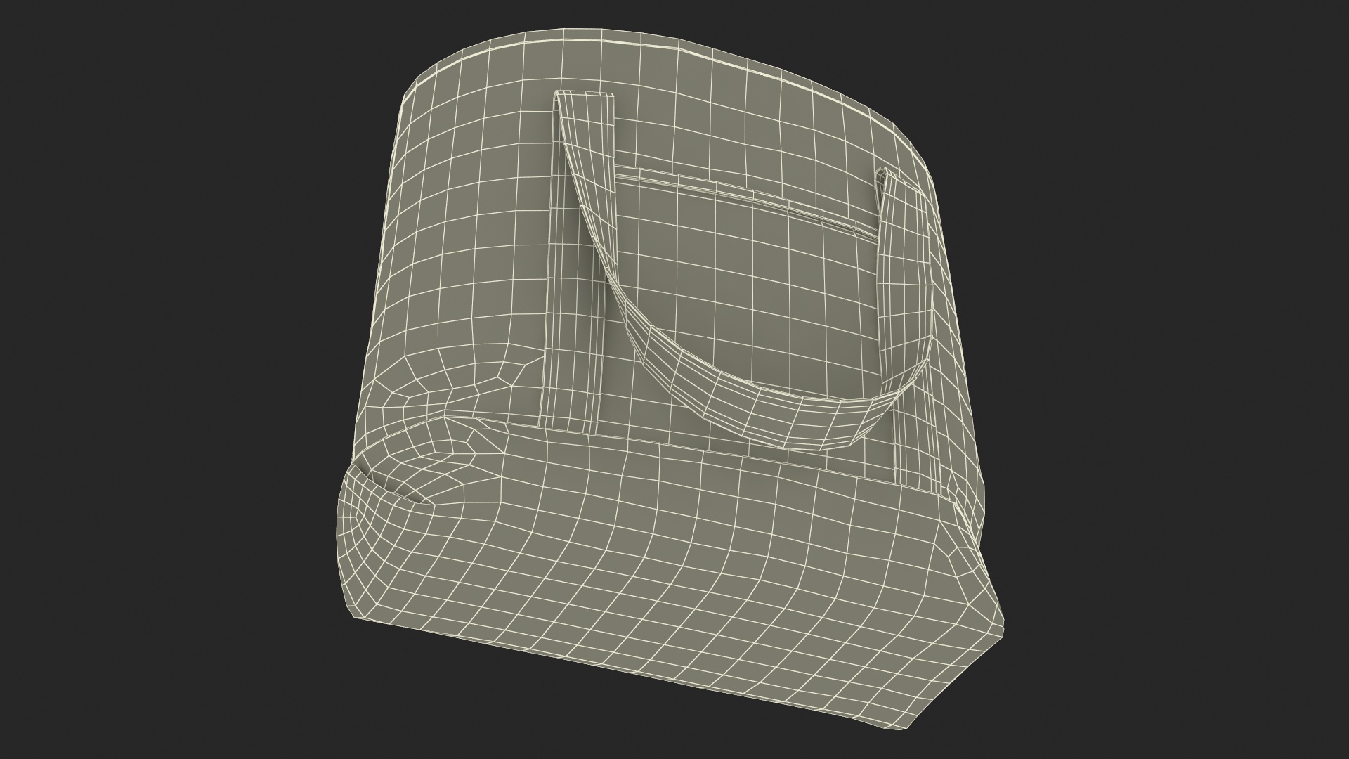 Eco Tote Bag Blue 3D