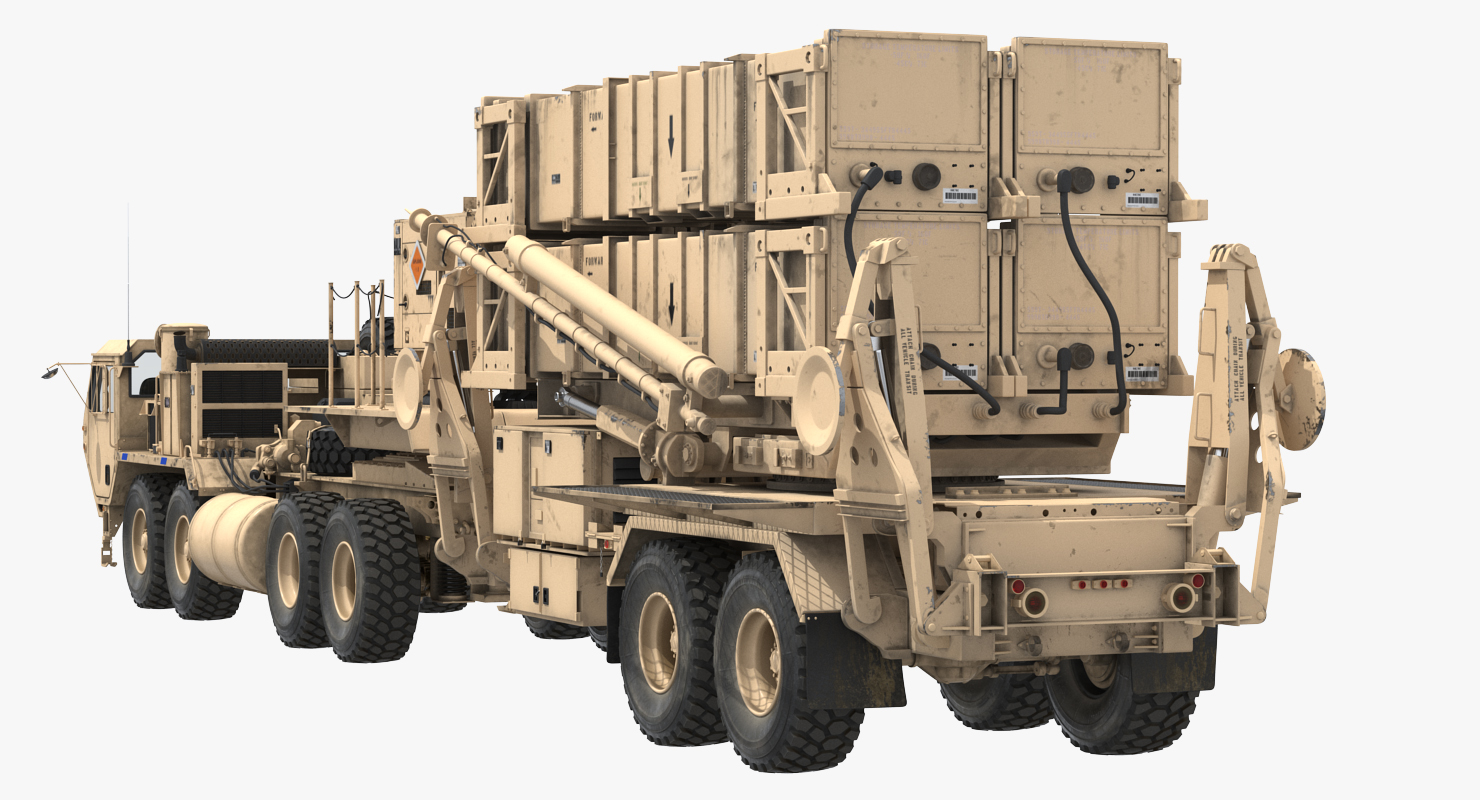 MIM 104 Patriot Surface to Air Missile SAM Sand 3D