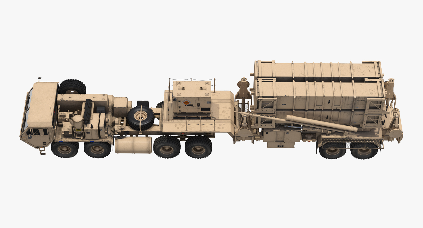MIM 104 Patriot Surface to Air Missile SAM Sand 3D