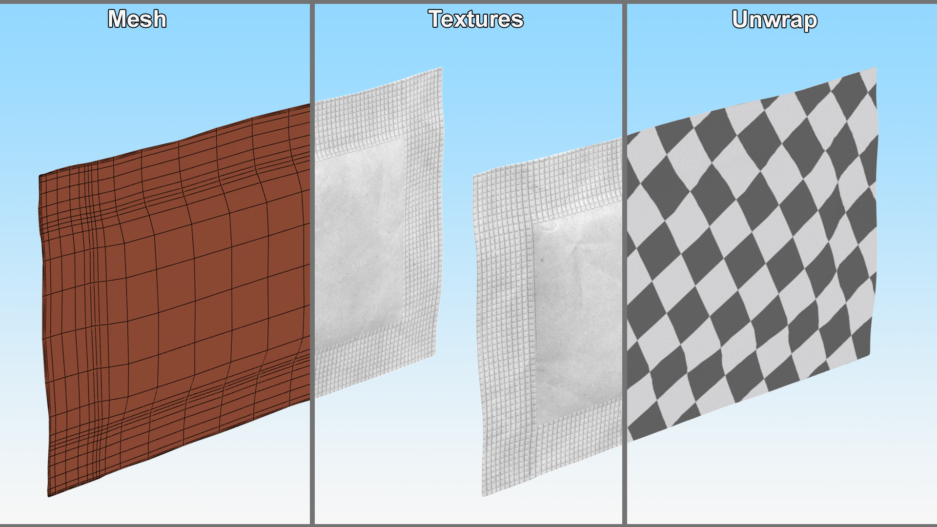 Sugar Sachet 3D