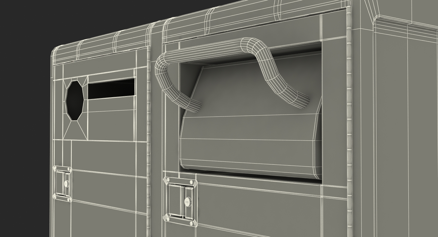 Solar Powered Trash Cans Generic 3D