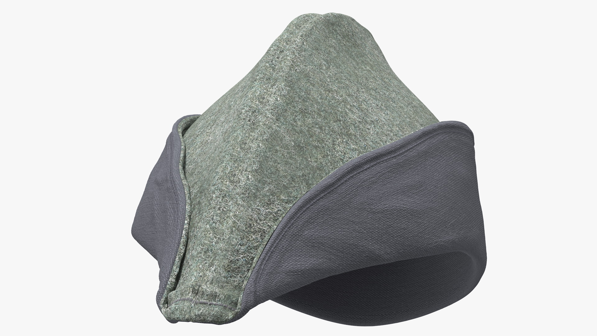 Medieval Archer Cap Grey 3D model