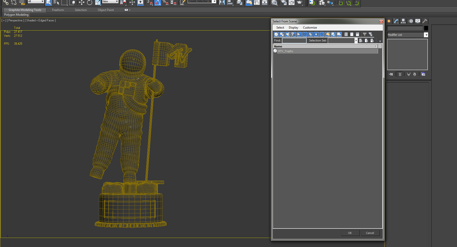 3D model MTV Trophy