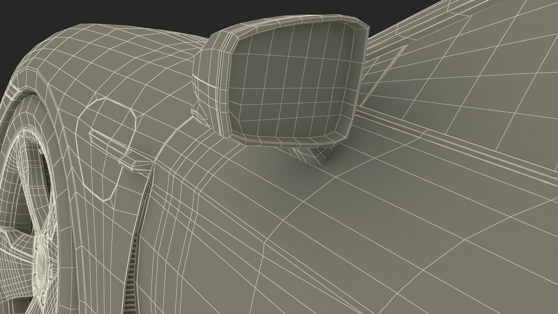 3D Porsche Taycan Turbo Sedan Simplified Kaemin Red model