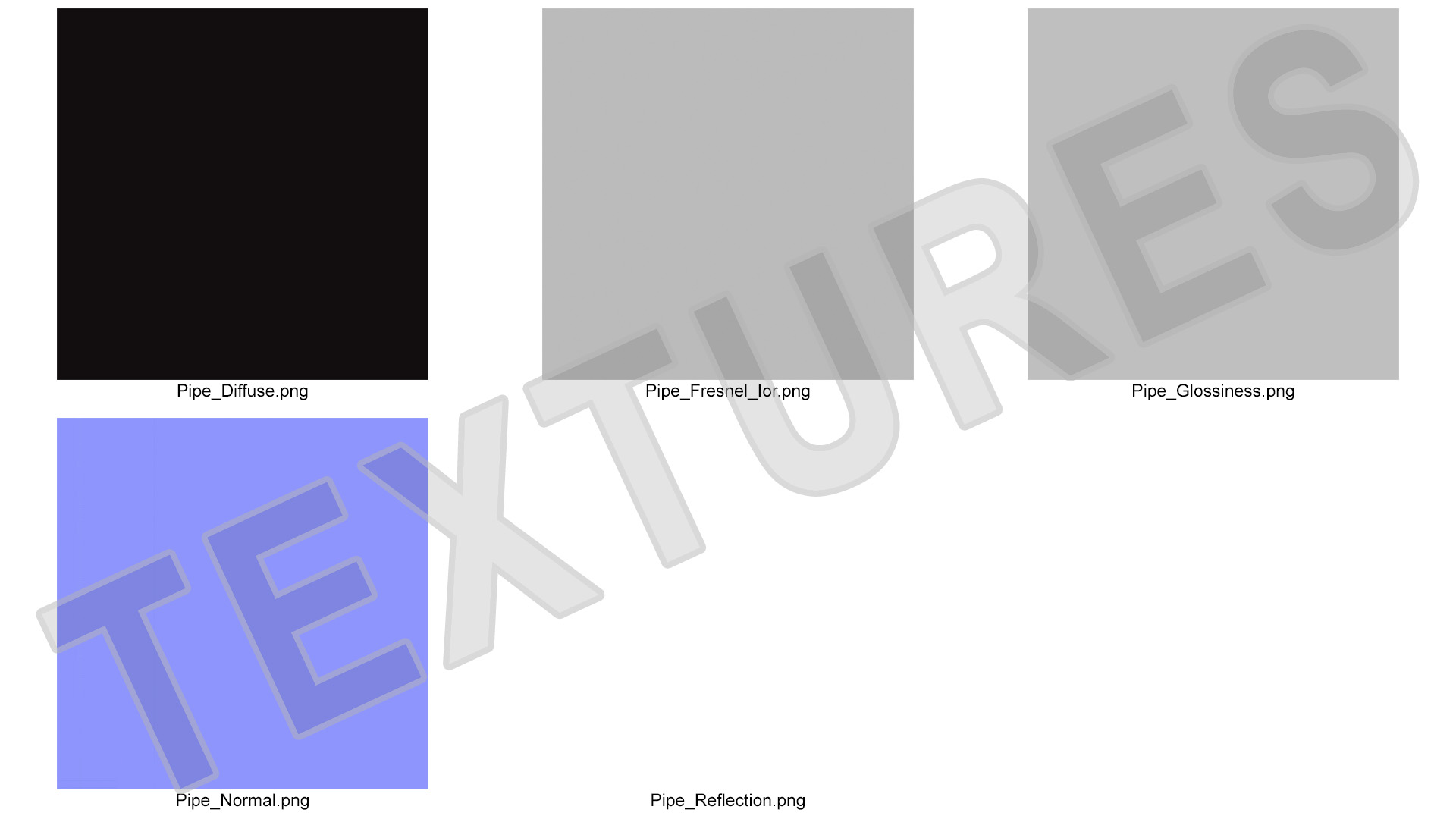 Drainage Pipe Black 3D model