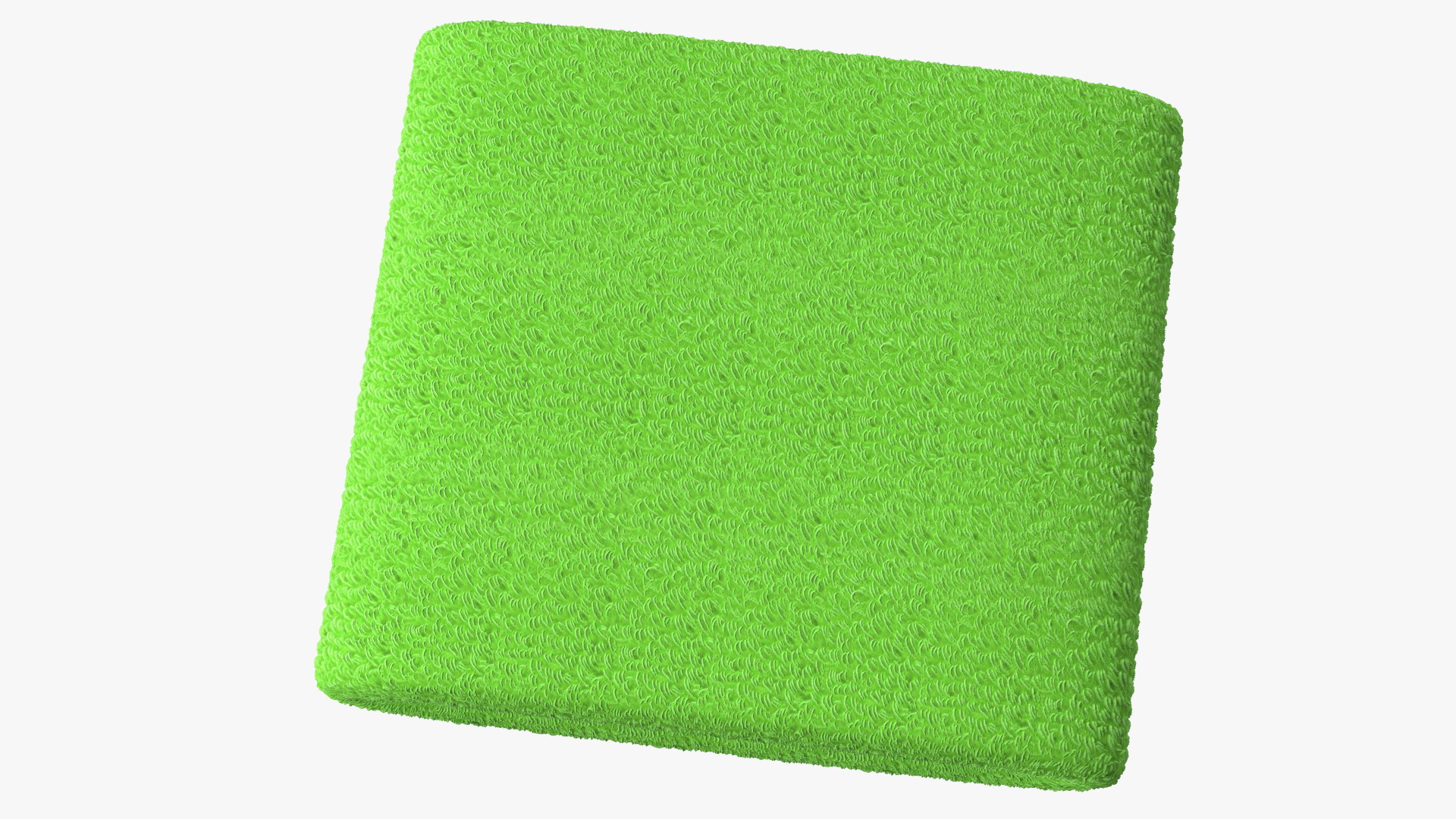 3D Sport Wristband Folded Green model