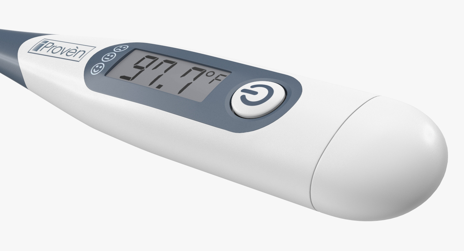 3D Digital Clinical Thermometer model