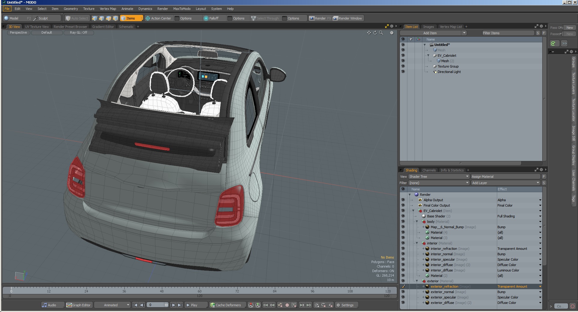 EV Cabriolet 3D