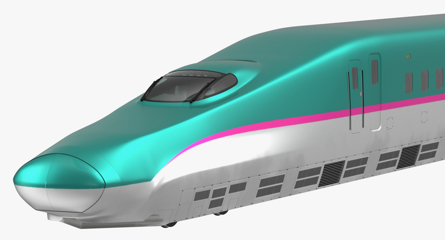 3D High Speed Train Shinkansen E5 Locomotive