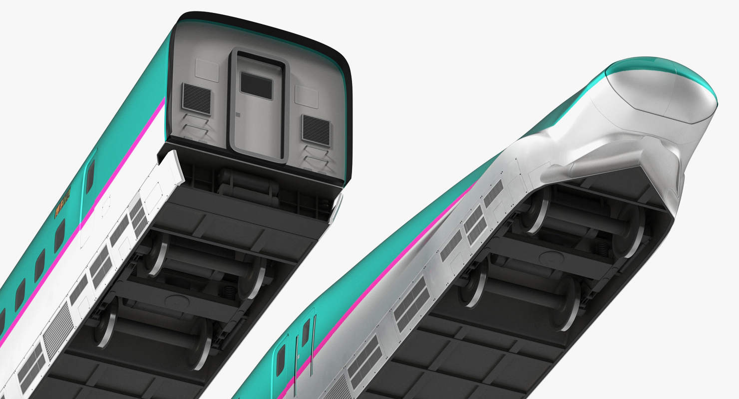 3D High Speed Train Shinkansen E5 Locomotive