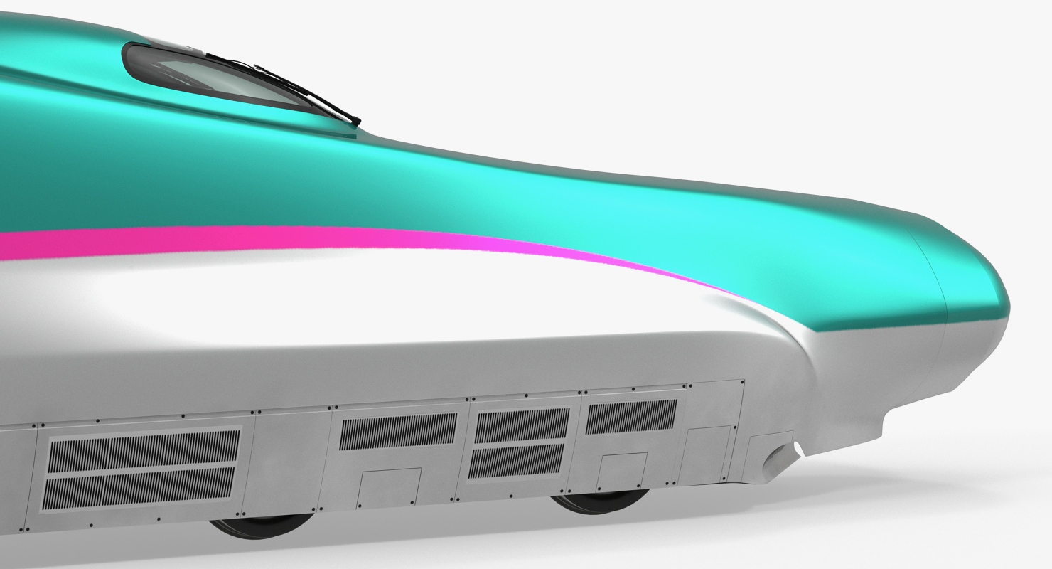 3D High Speed Train Shinkansen E5 Locomotive