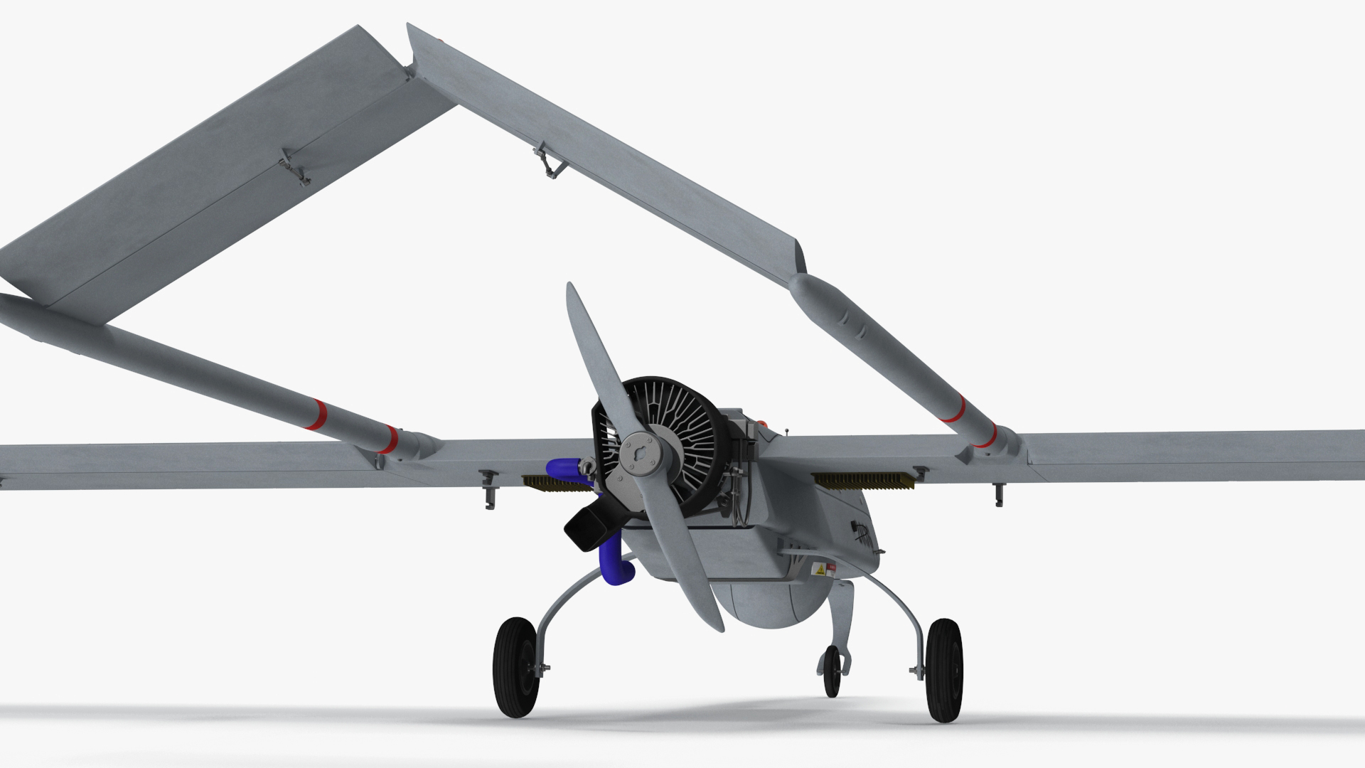 3D model Unmanned Aerial Vehicle UAV Drone AAI RQ 7 Shadow Rigged for Maya