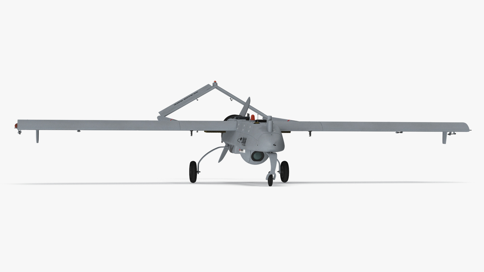 3D model Unmanned Aerial Vehicle UAV Drone AAI RQ 7 Shadow Rigged for Maya