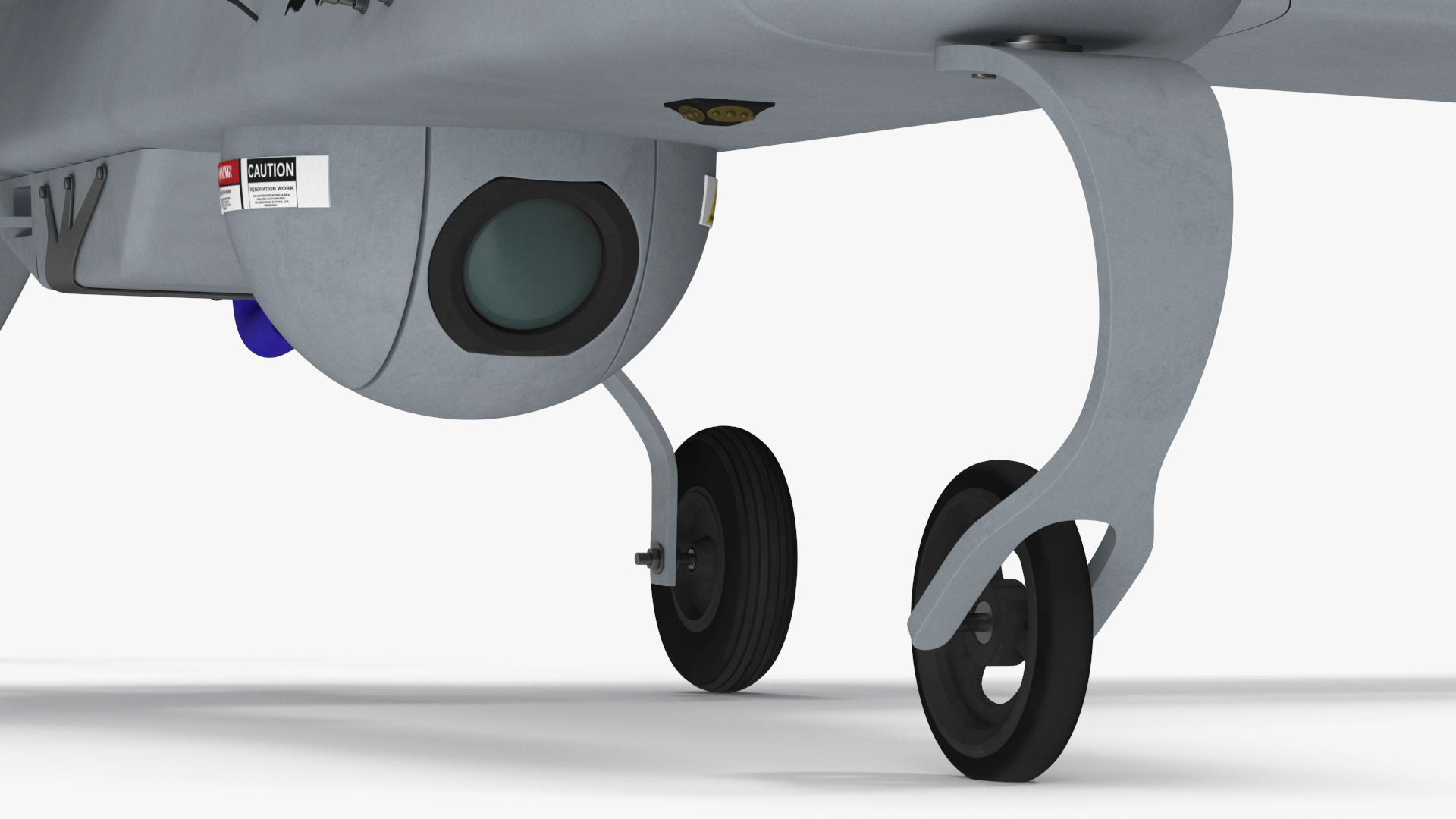 3D model Unmanned Aerial Vehicle UAV Drone AAI RQ 7 Shadow Rigged for Maya