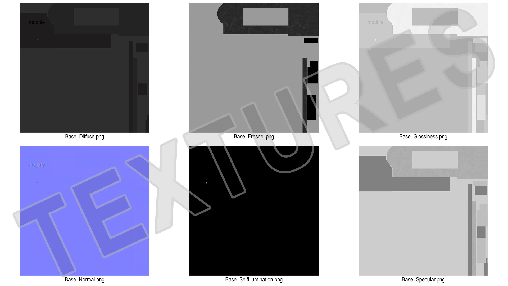 mophie USB Type A Car Charger 3D model