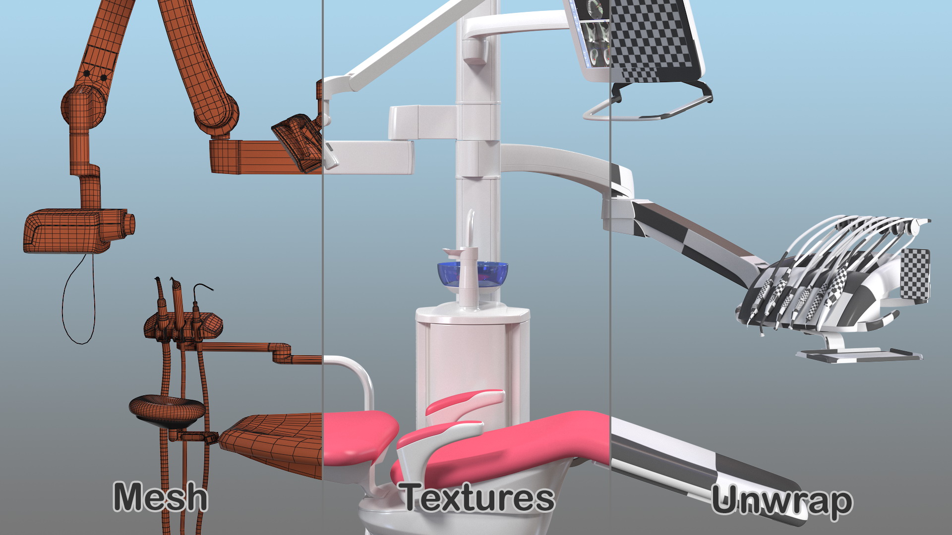 3D Planmeca Sovereign Classic Dental Unit model