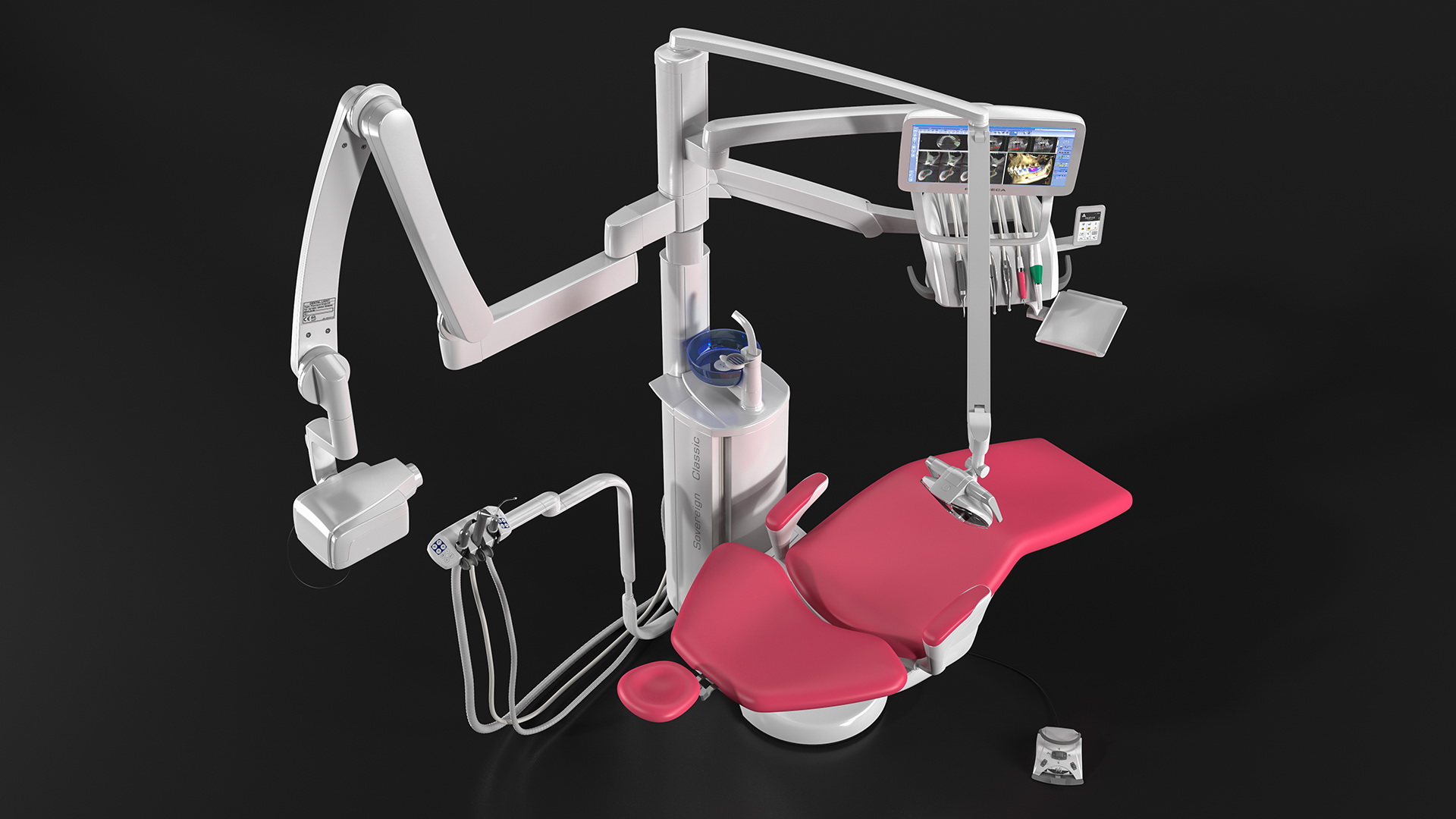 3D Planmeca Sovereign Classic Dental Unit model