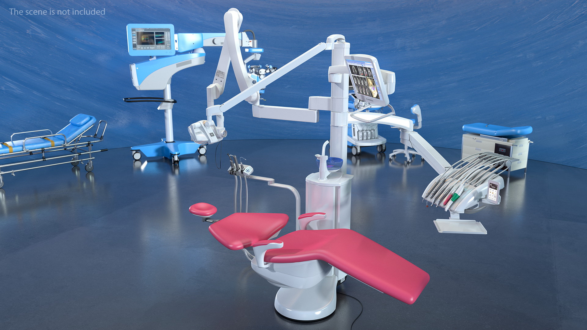 3D Planmeca Sovereign Classic Dental Unit model