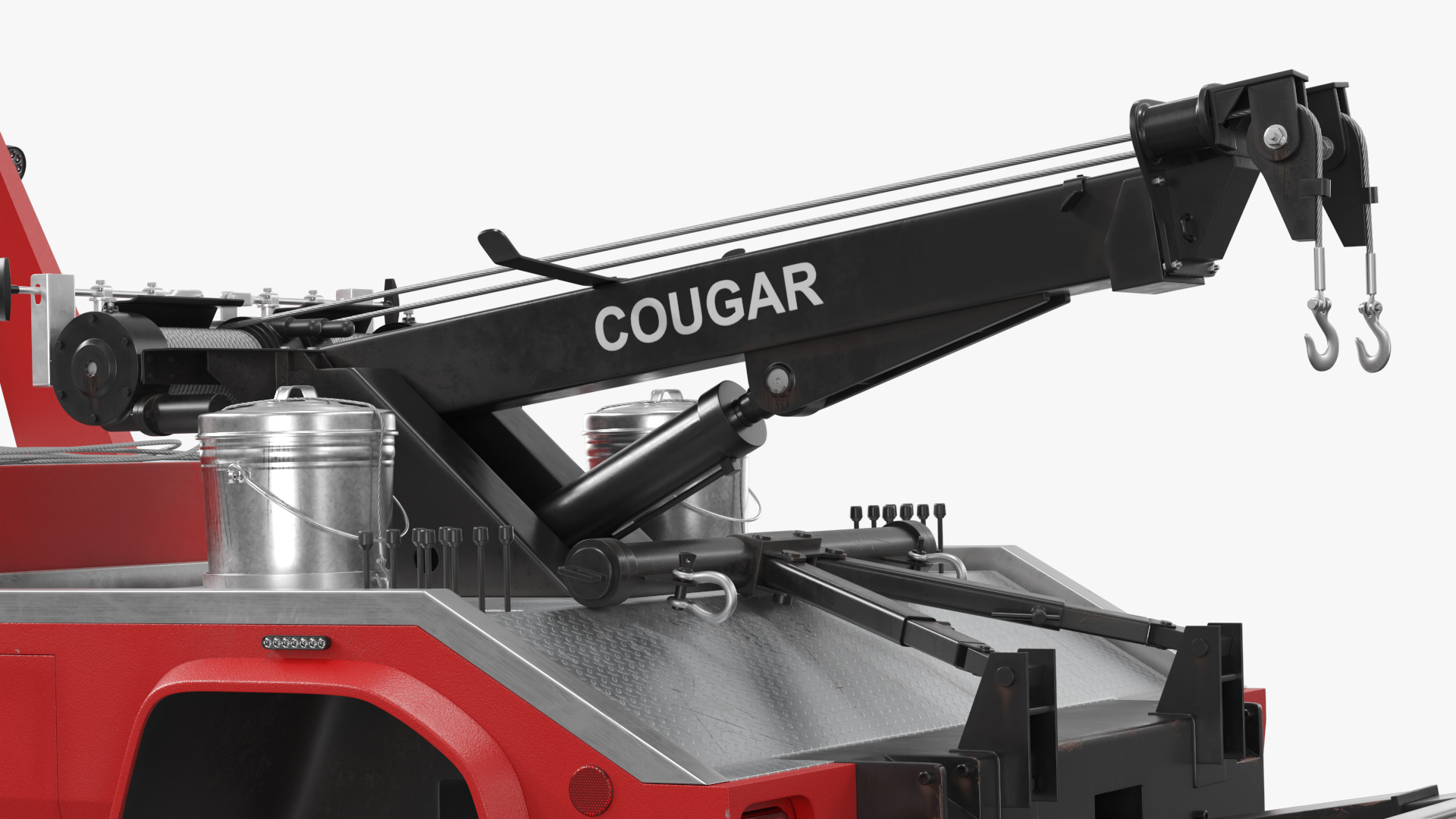 USA Cougar Century Wrecker Body Assembly Red, view 6