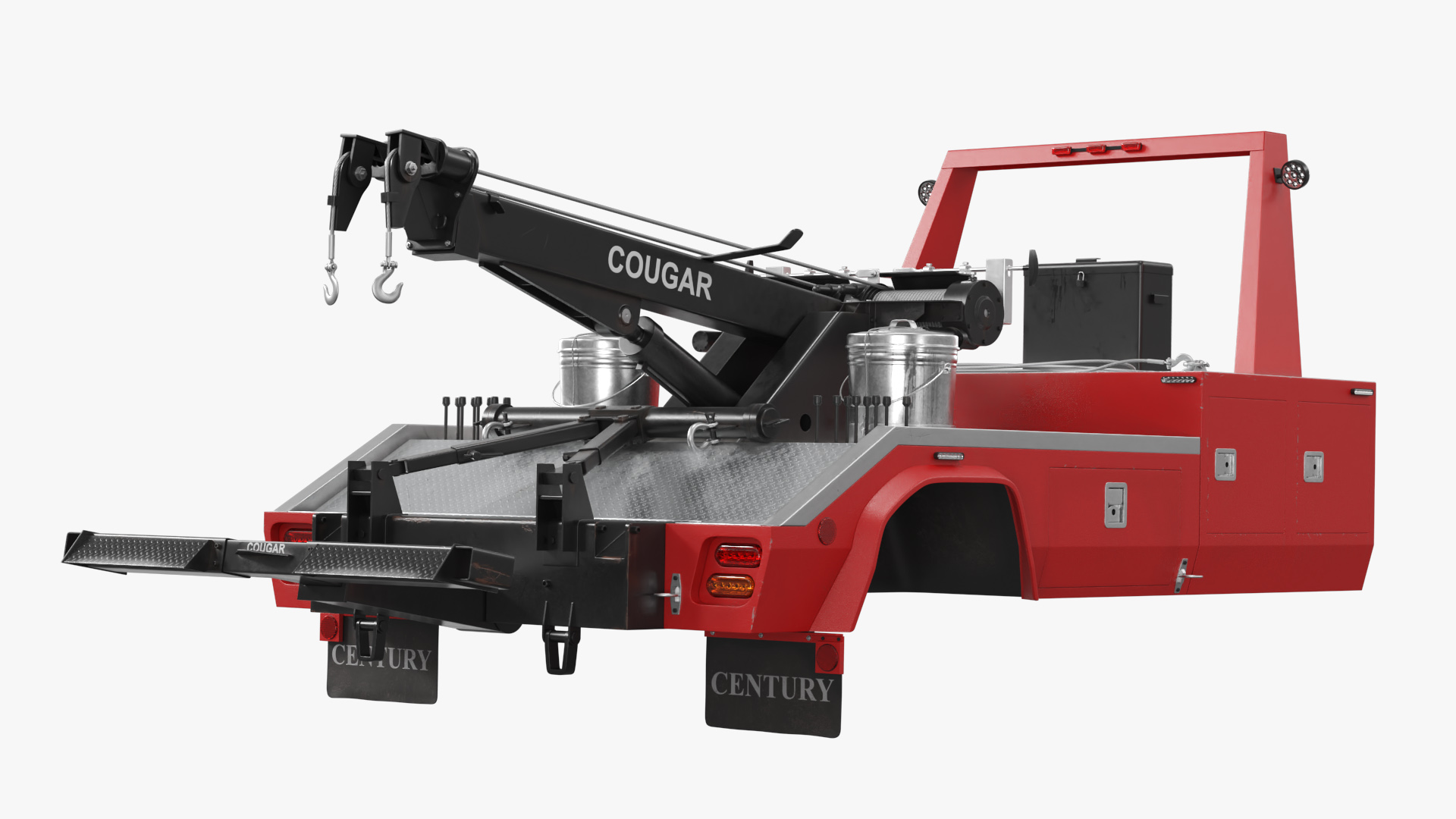 USA Cougar Century Wrecker Body Assembly Red