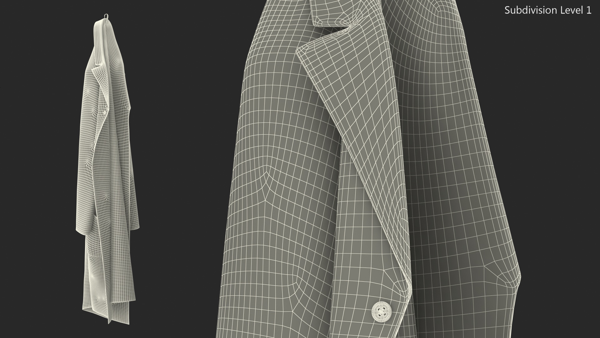 3D Hanging Lab Coat
