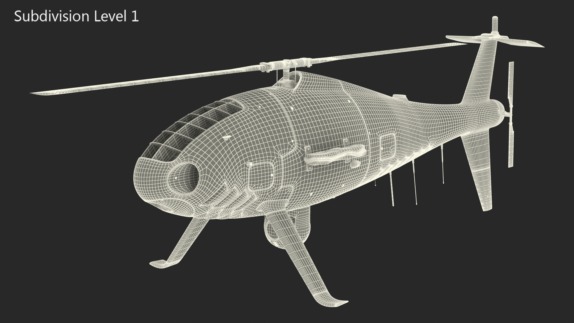 Camcopter UAV Rotorcraft 3D model