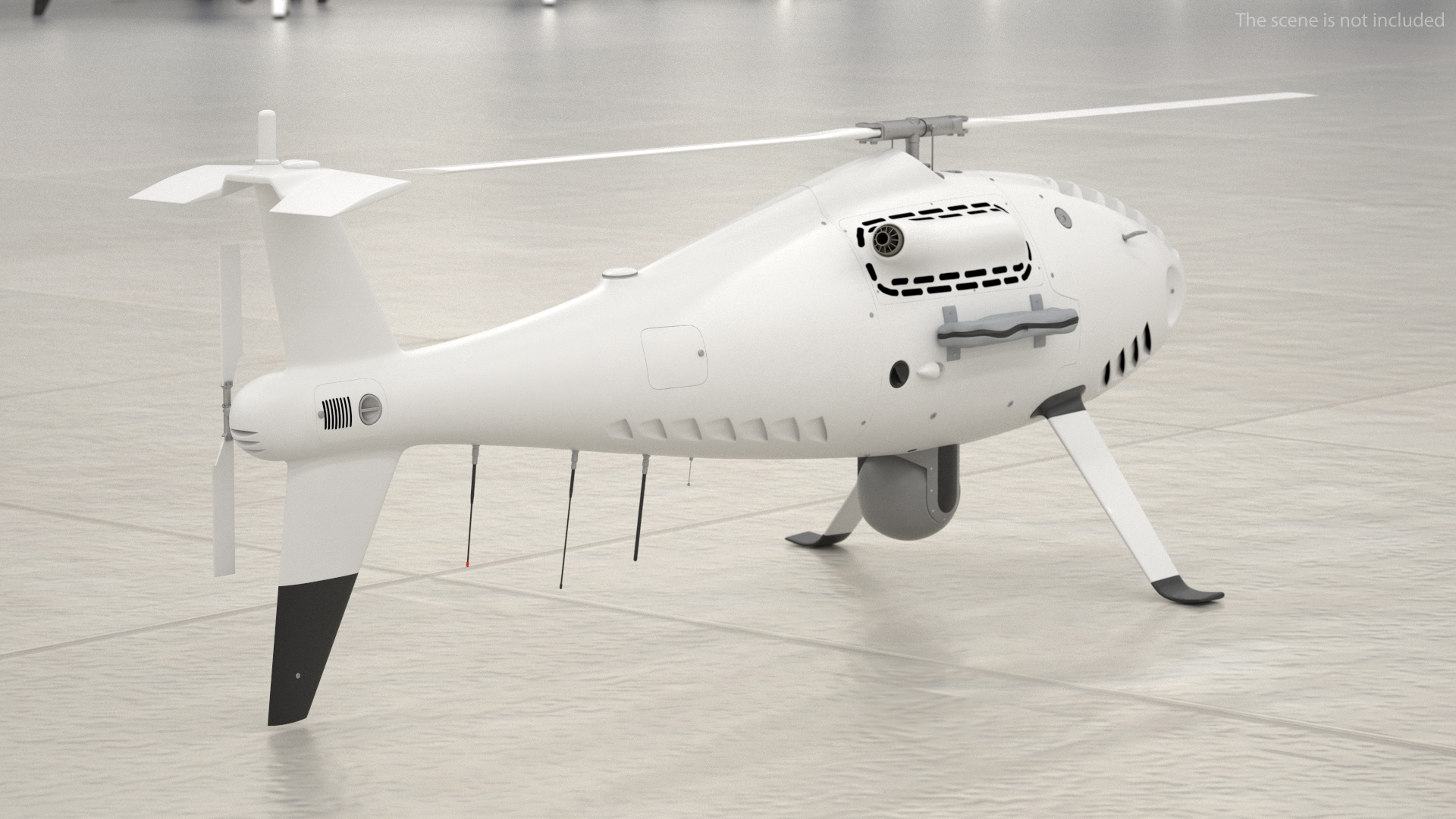 Camcopter UAV Rotorcraft 3D model