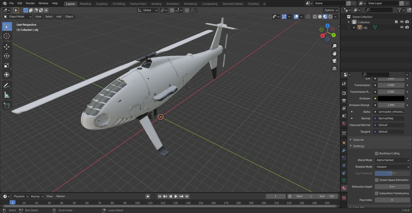 Camcopter UAV Rotorcraft 3D model