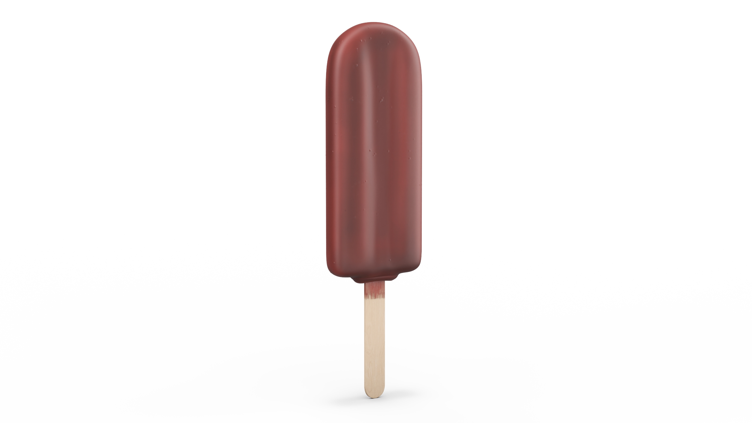 3D Chocolate Covered Ice Cream Bar