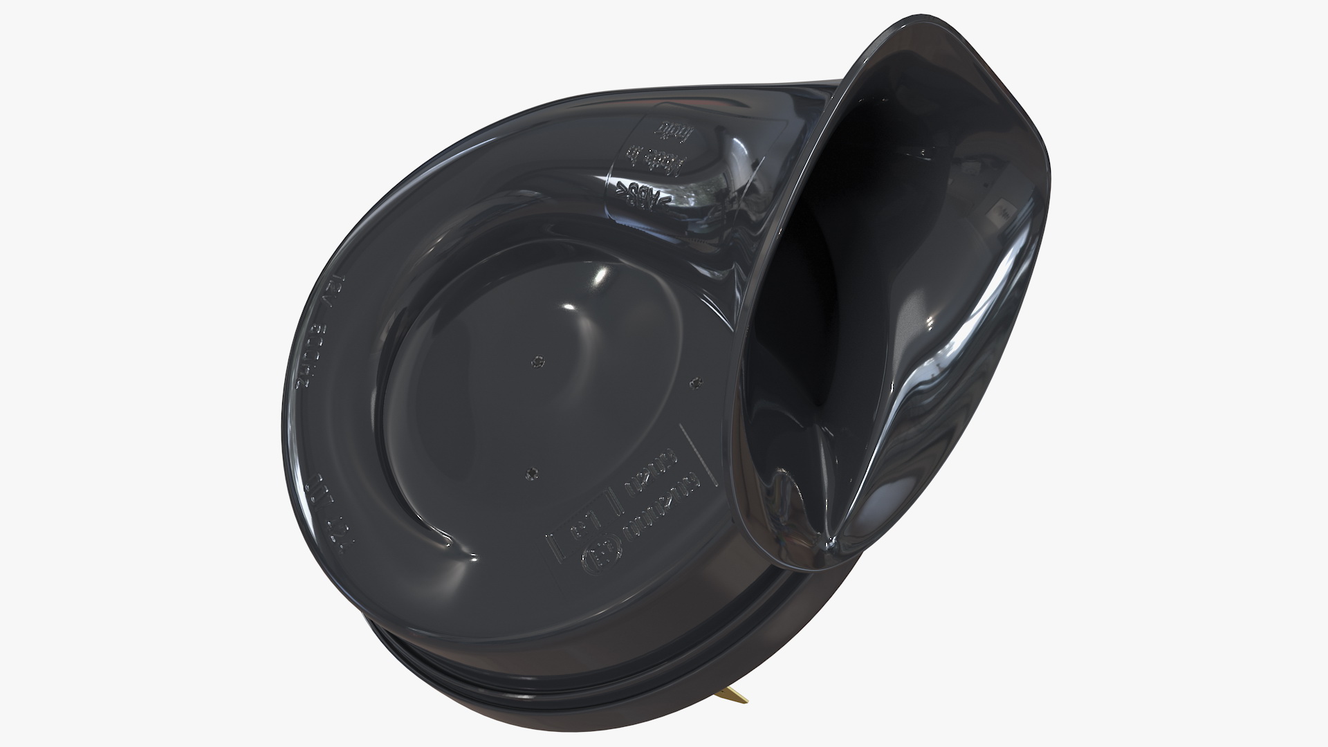3D model Electric 12V Trumpet Car Horn 500Hz