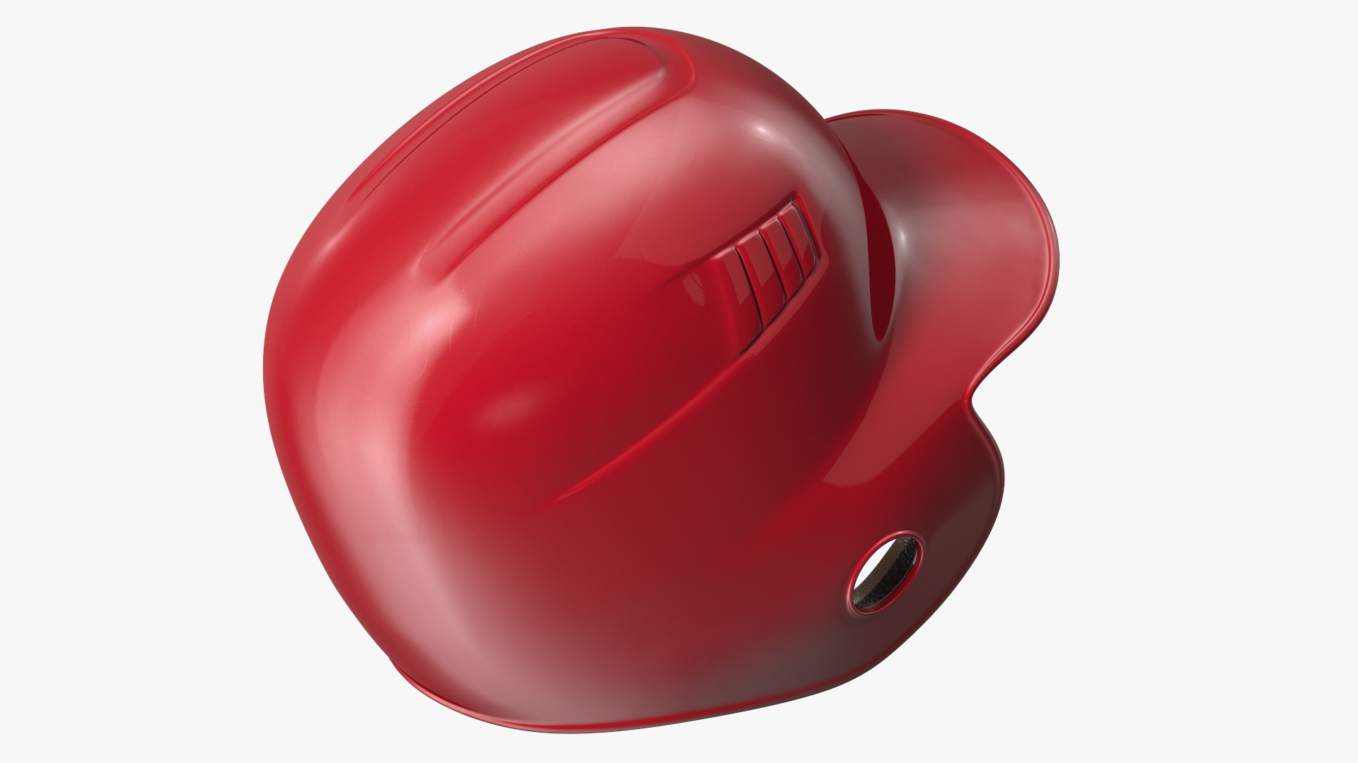 3D model Single Ear Batting Helmet