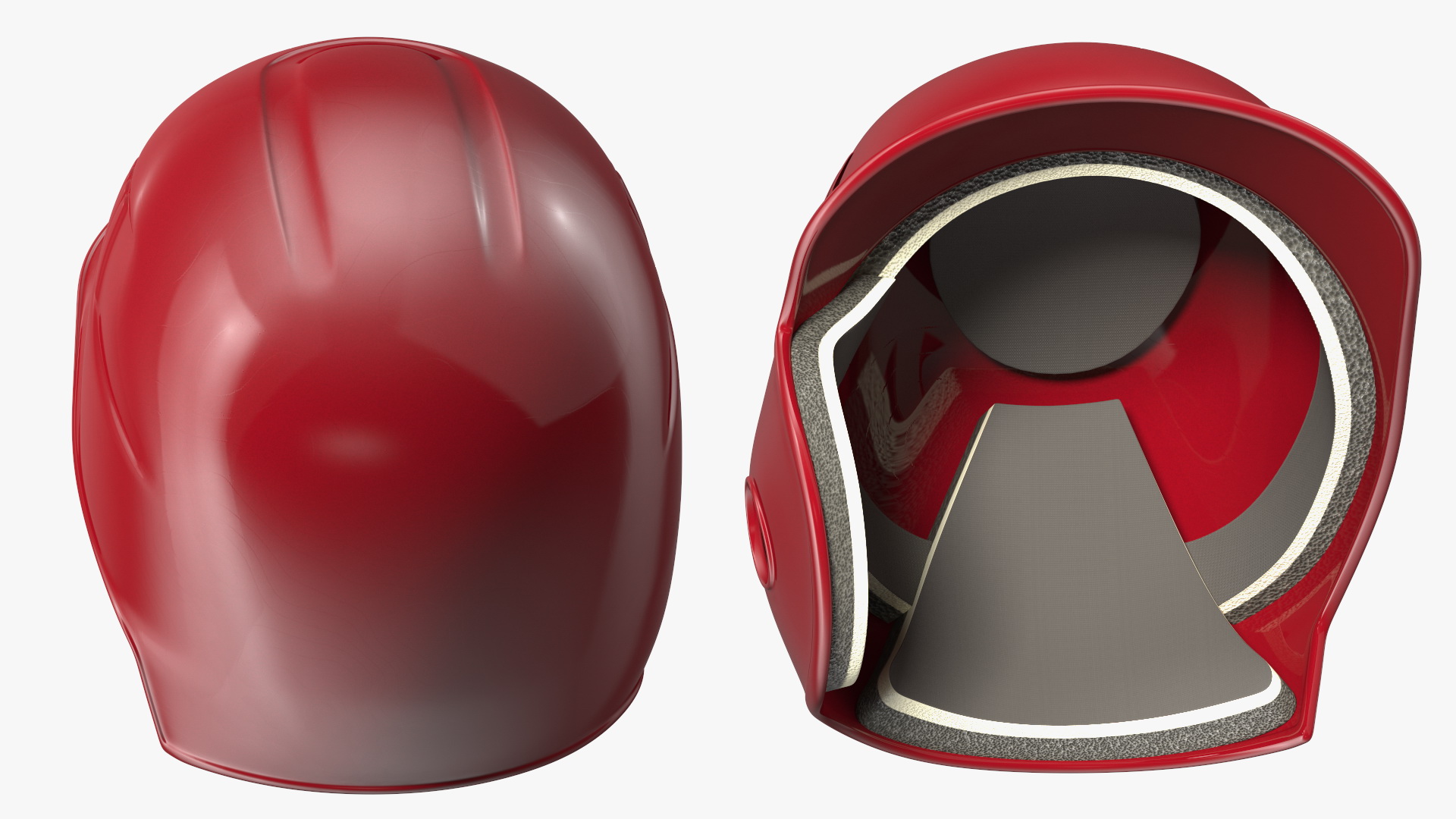 3D model Single Ear Batting Helmet