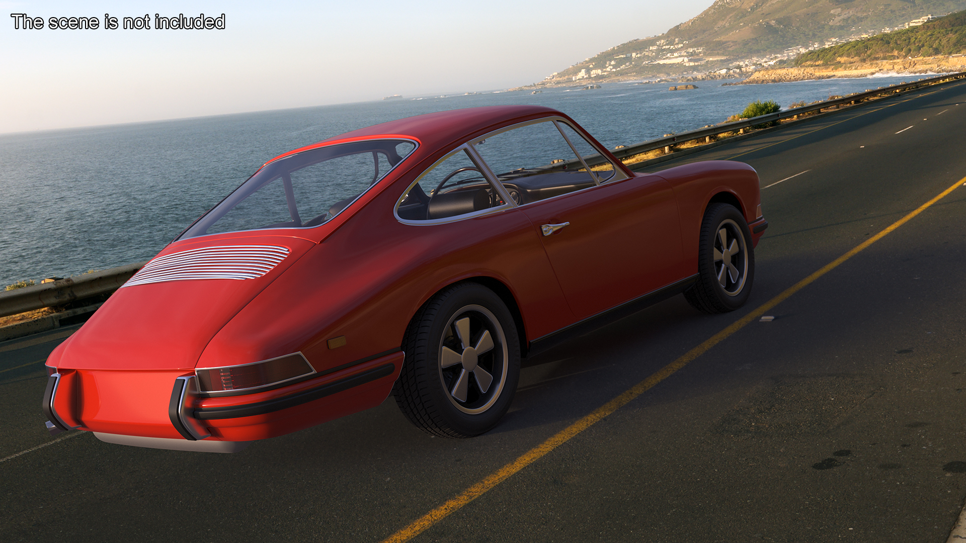 3D Sport Car from 1960s Simplified