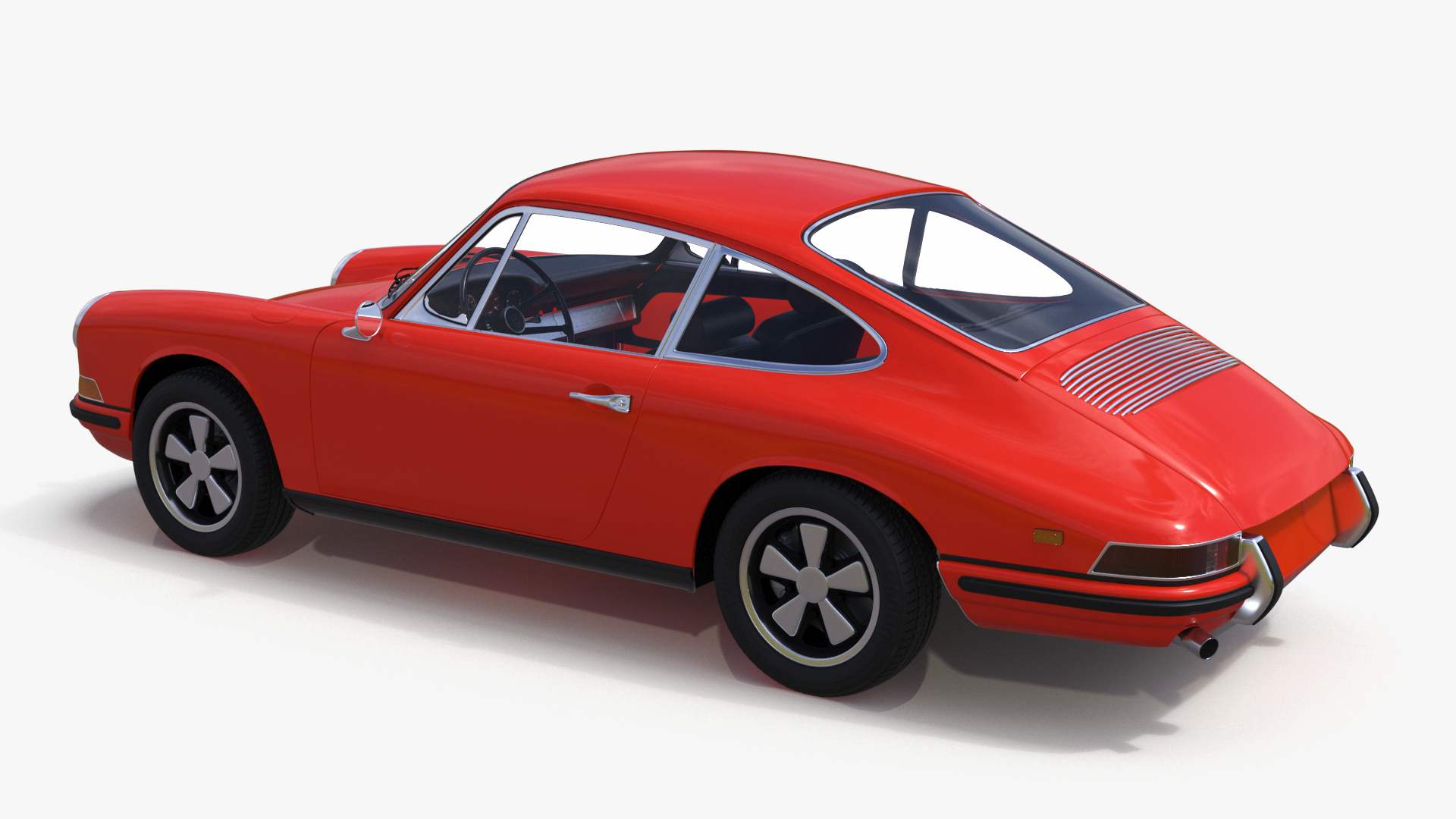 3D Sport Car from 1960s Simplified
