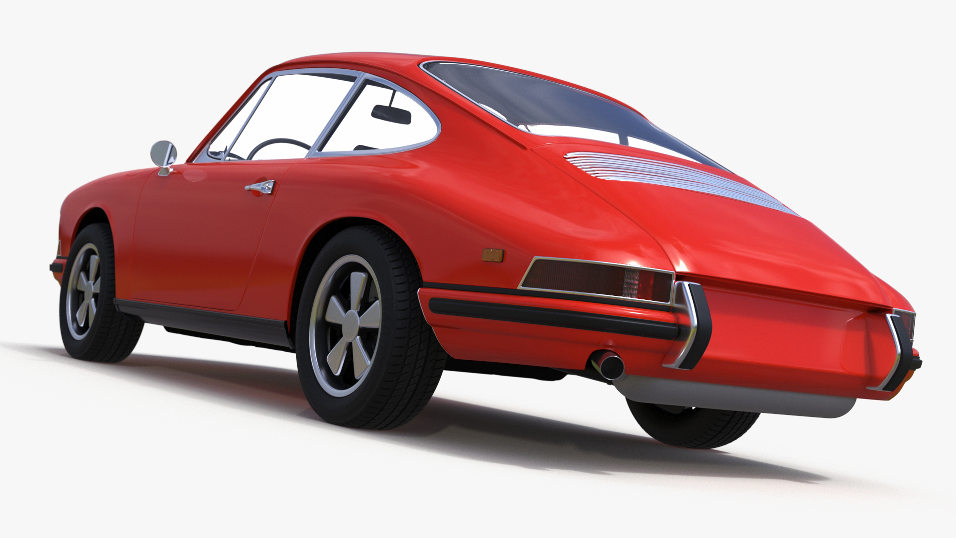 3D Sport Car from 1960s Simplified