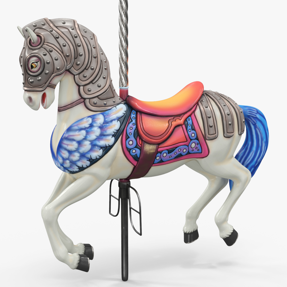 Carousel Horse Ivory