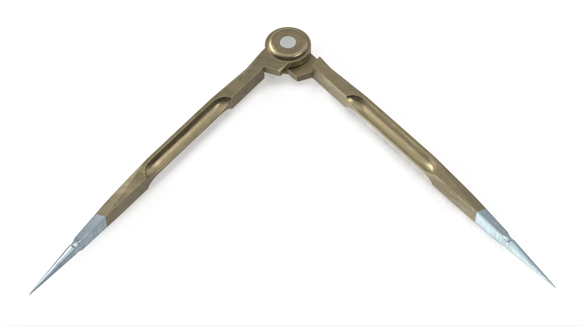 3D Vintage Marking Compass model
