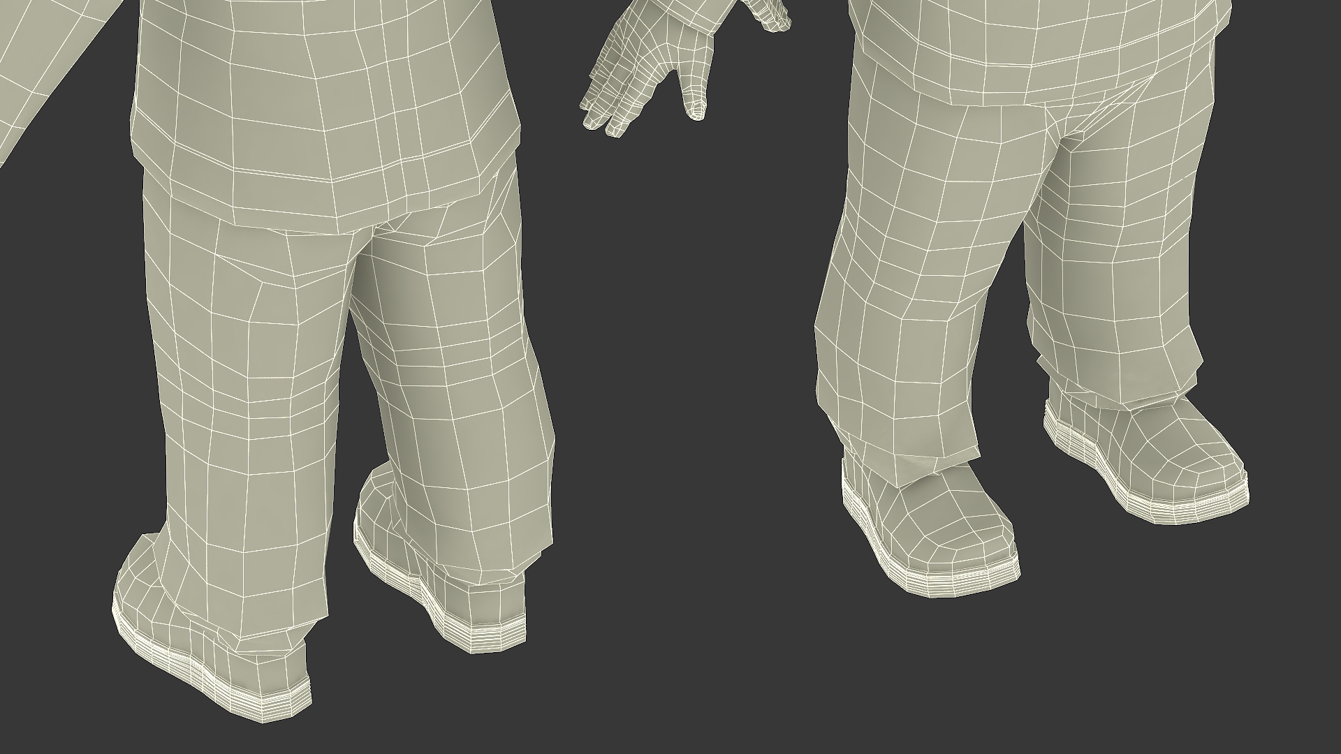 Baby Boy Dark Skinned Outdoor Autumn Style A-Pose 3D model