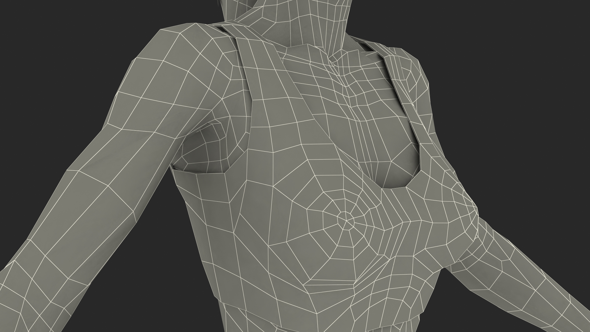 3D Woman in Sportswear T-Pose
