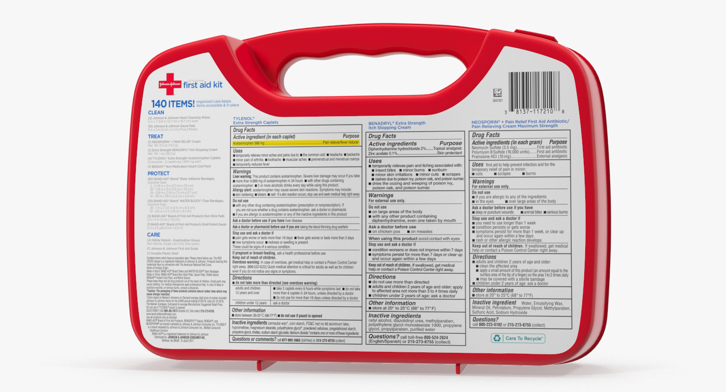 First Aid Kit Bag 3D