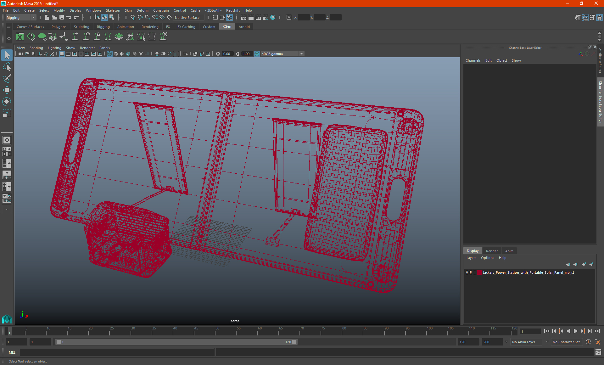Jackery Power Station with Portable Solar Panel 3D