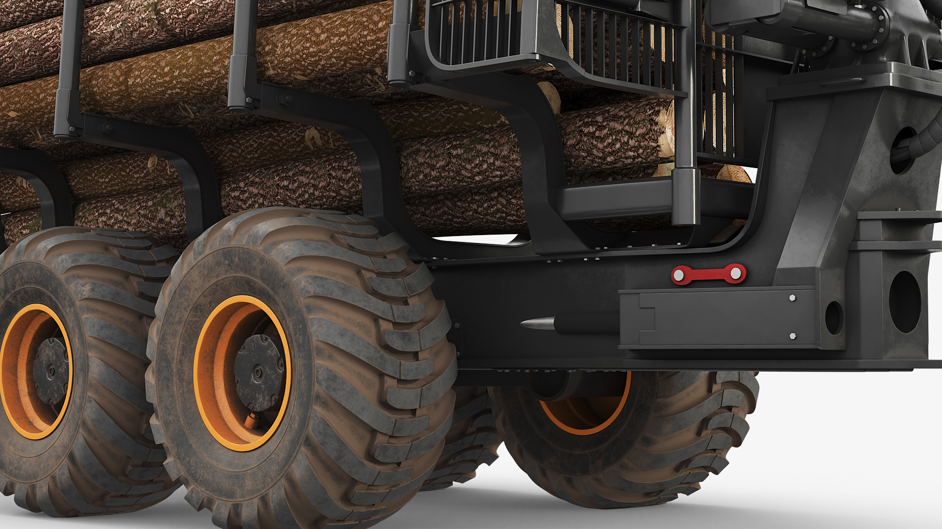Timber Trailer with Loader, view 8