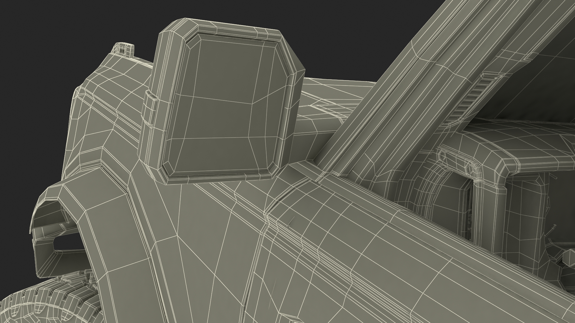 Ford Bronco Two Door 4X4 Shadow Black Rigged 3D model