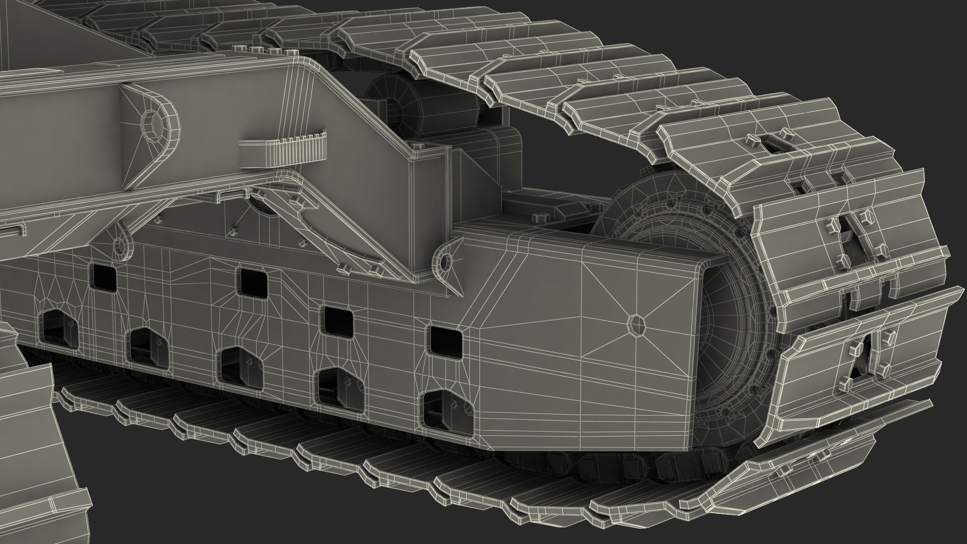 3D Tigercat 855D Tracked Harvester