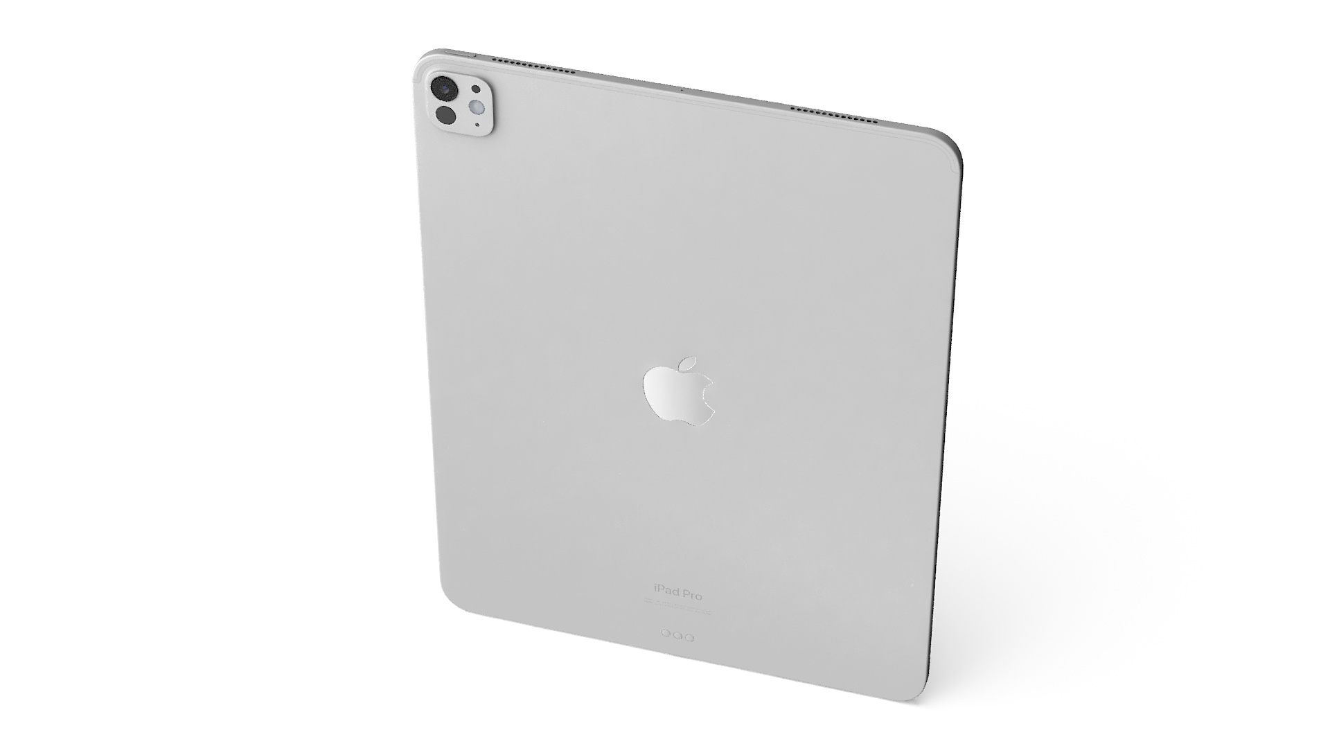 3D Silver Apple IPad Pro 2024 13 Inch Off model