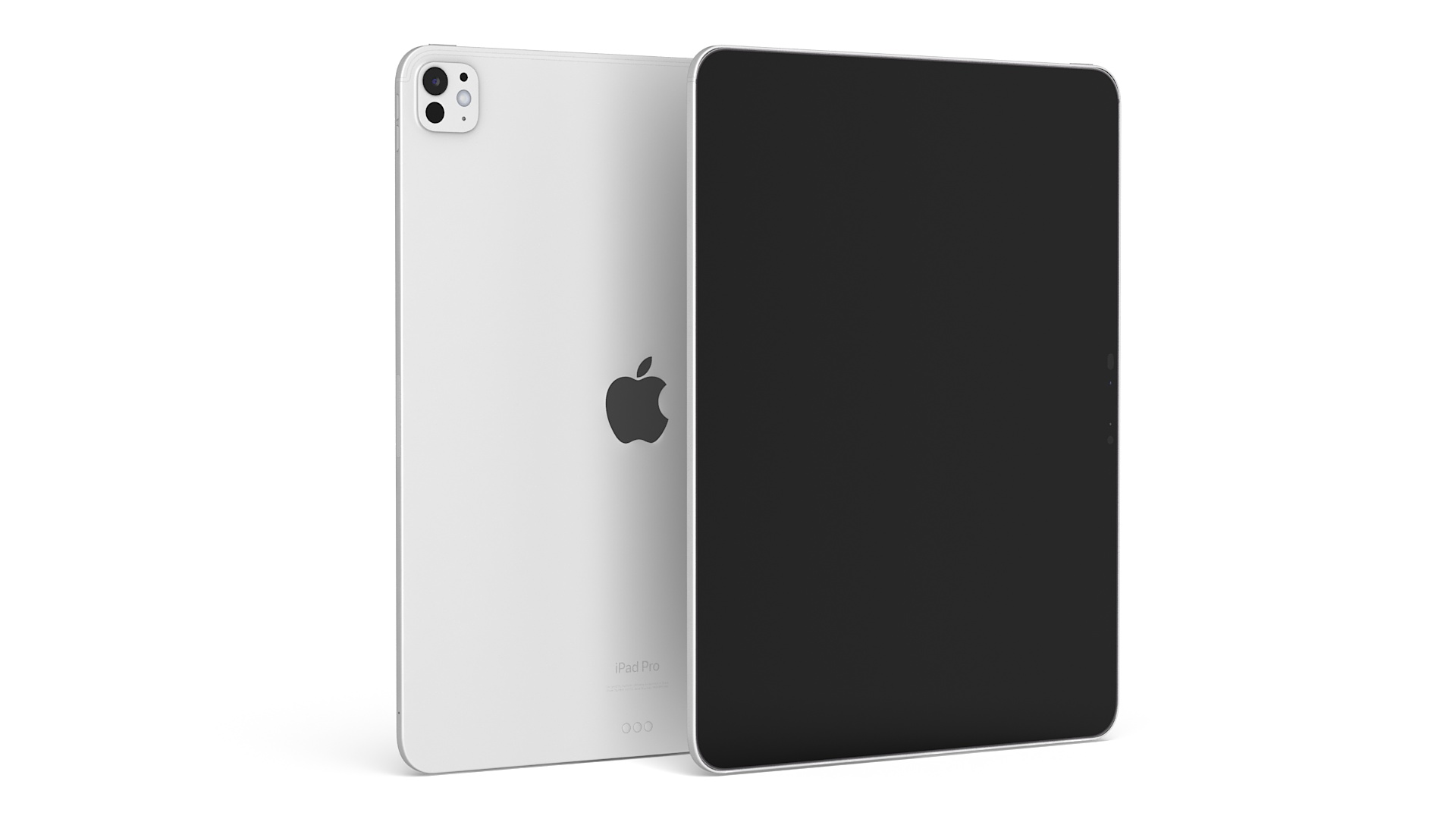 3D Silver Apple IPad Pro 2024 13 Inch Off model