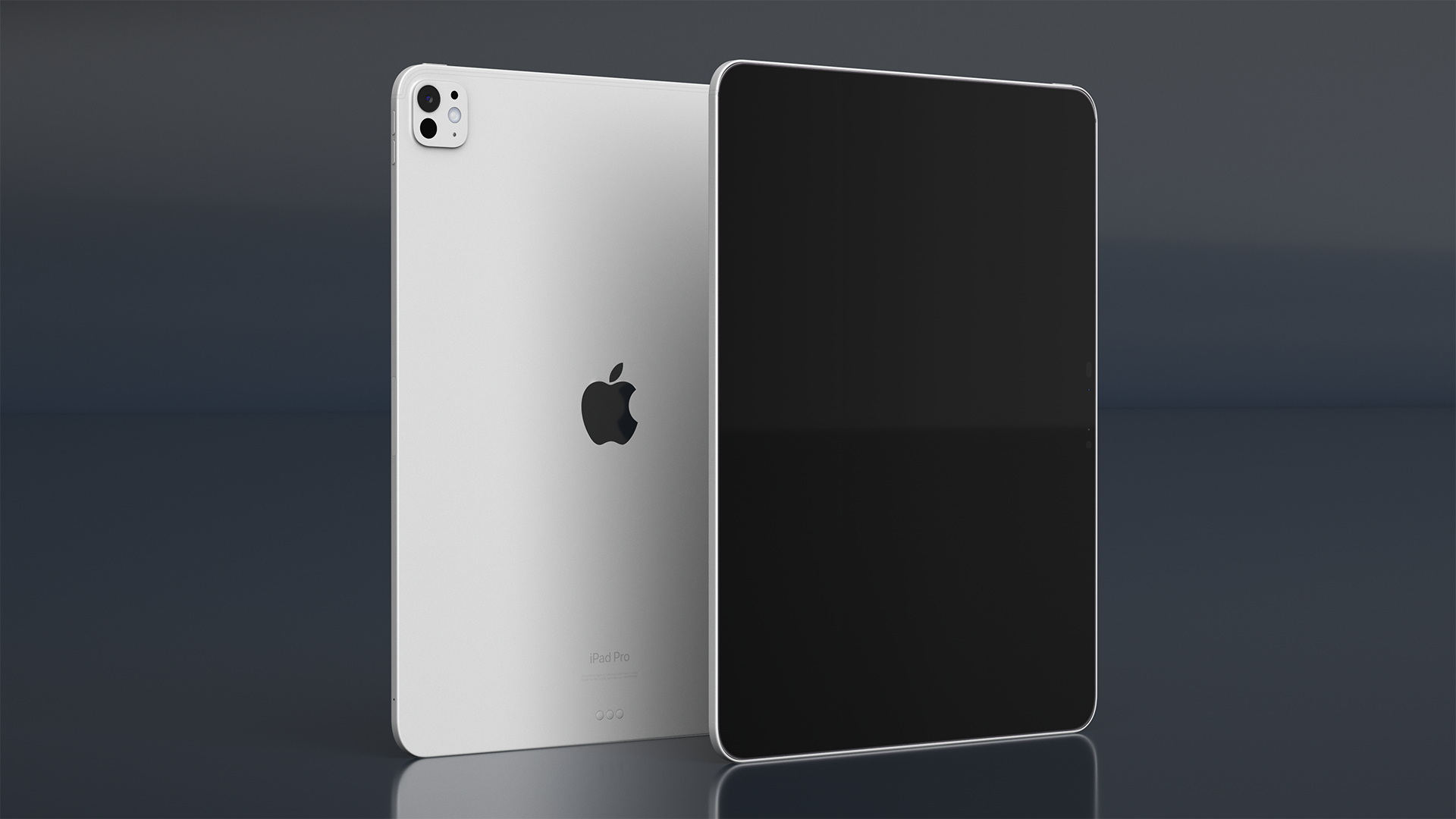 3D Silver Apple IPad Pro 2024 13 Inch Off model