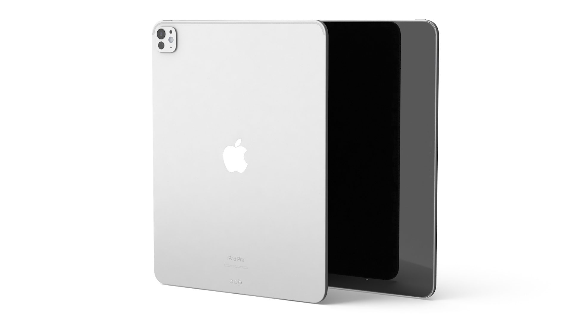 3D Silver Apple IPad Pro 2024 13 Inch Off model